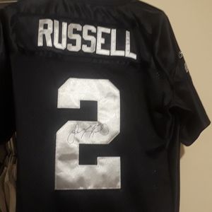 JaMarcus Russell signed Raiders jersey